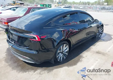2025 Tesla Model 3 Long Range Rear-Wheel Drive из США, поврежденный, VIN 5YJ3E1EA2SF918505
